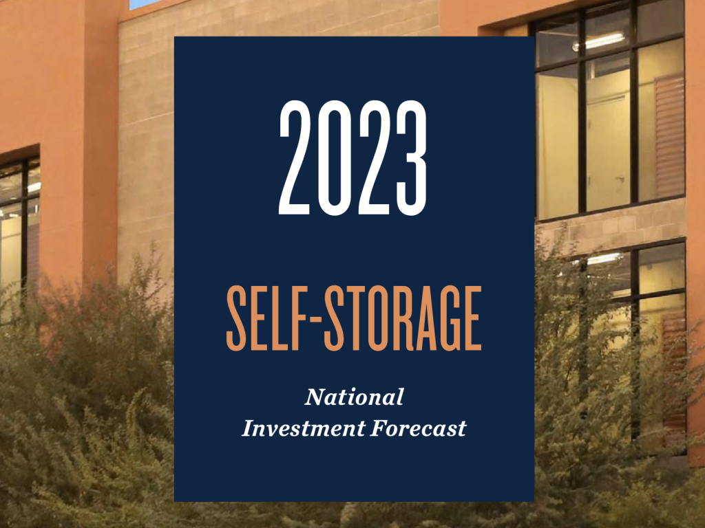 2023 SELF-STORAGE INVESTMENT FORECAST​