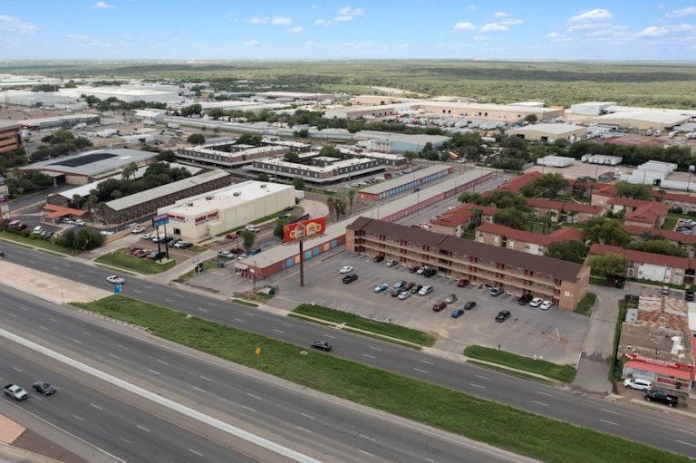 aerial view of Budget Self Storage Laredo Texas