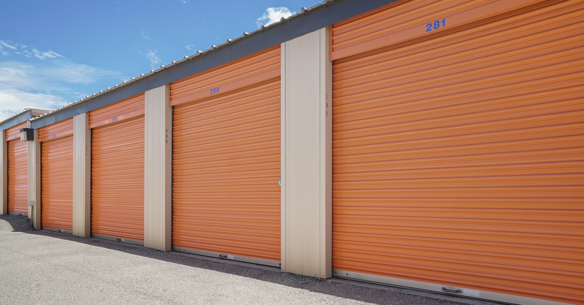 image of self-storage units