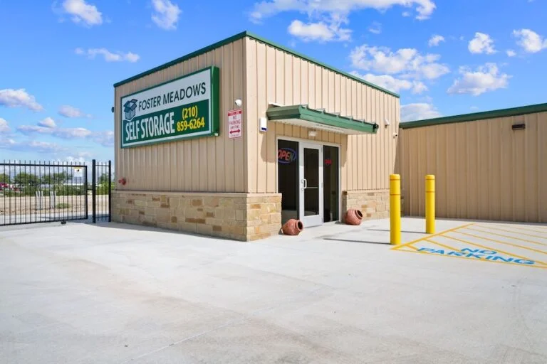 front entrance of self storage business