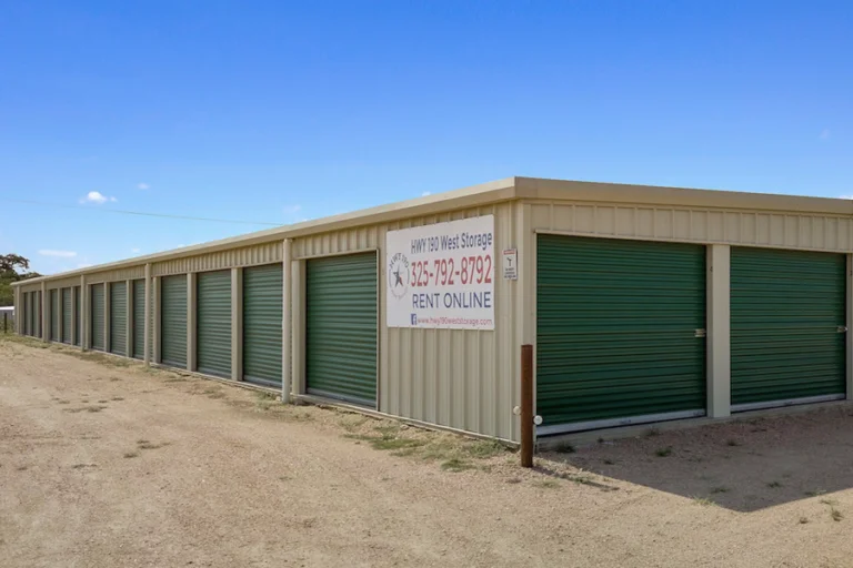 ground view of a self-storage business